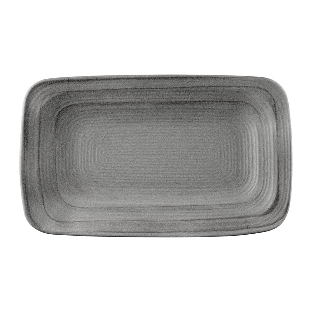 Elite Global Solutions Rectangular Melamine Dinner Plate - 12" x 7", Granite Stone (D127PLST-GSD)