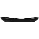 Elite Global Solutions 13" x 4" Oval Tuscany Tray - Melamine, Black (D134-B) thumbnail 3