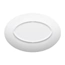 Elite Global Solutions 9" x 6 1/4" Oval Melamine Salad Plate - White (D2209L-W) thumbnail 4