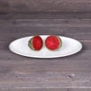 Elite Global Solutions 11" x 7 7/8" Oval Melamine Dinner Plate - White (D2211L-W) thumbnail 7