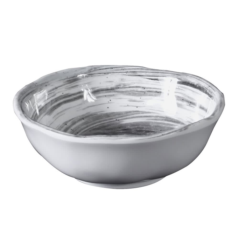 Elite Global Solutions 9 oz Round Melamine Bowl, Black (D4134R-BD)