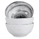 Elite Global Solutions 9 oz Round Melamine Bowl, Black (D4142R-BD) thumbnail 6