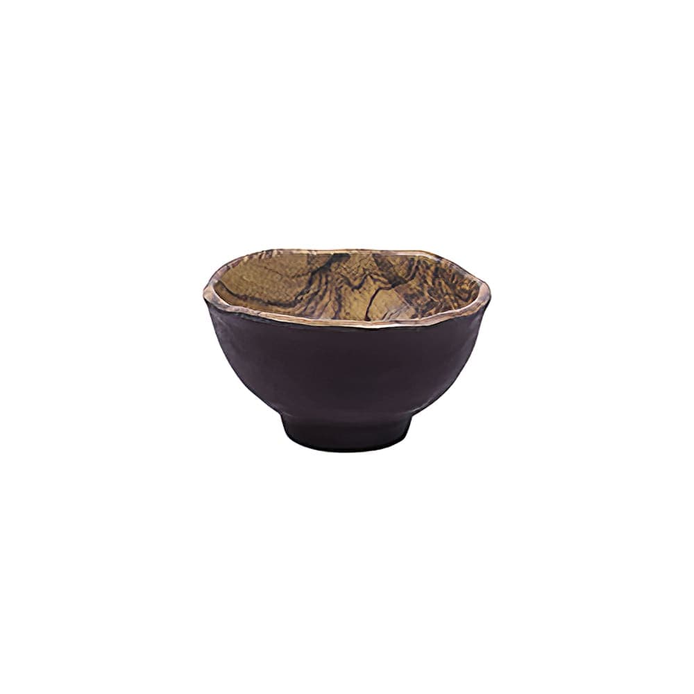 Elite Global Solutions 9 oz Round Melamine Sequoia Bowl (D4149RB-SEQ)