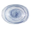 Elite Global Solutions 5 oz Oval Melamine Bowl, Navy (D431OV-ND) thumbnail 2