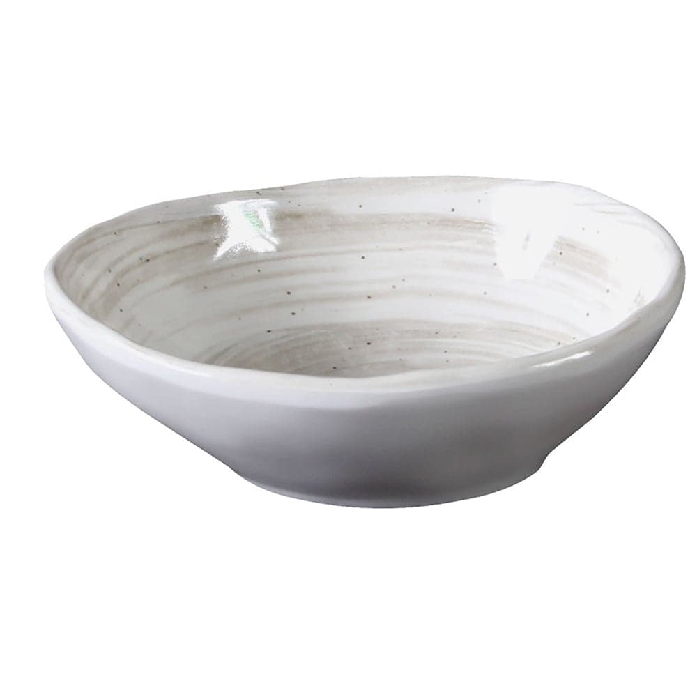 Elite Global Solutions 5 oz Oval Melamine Bowl, Taupe (D431OV-TD)