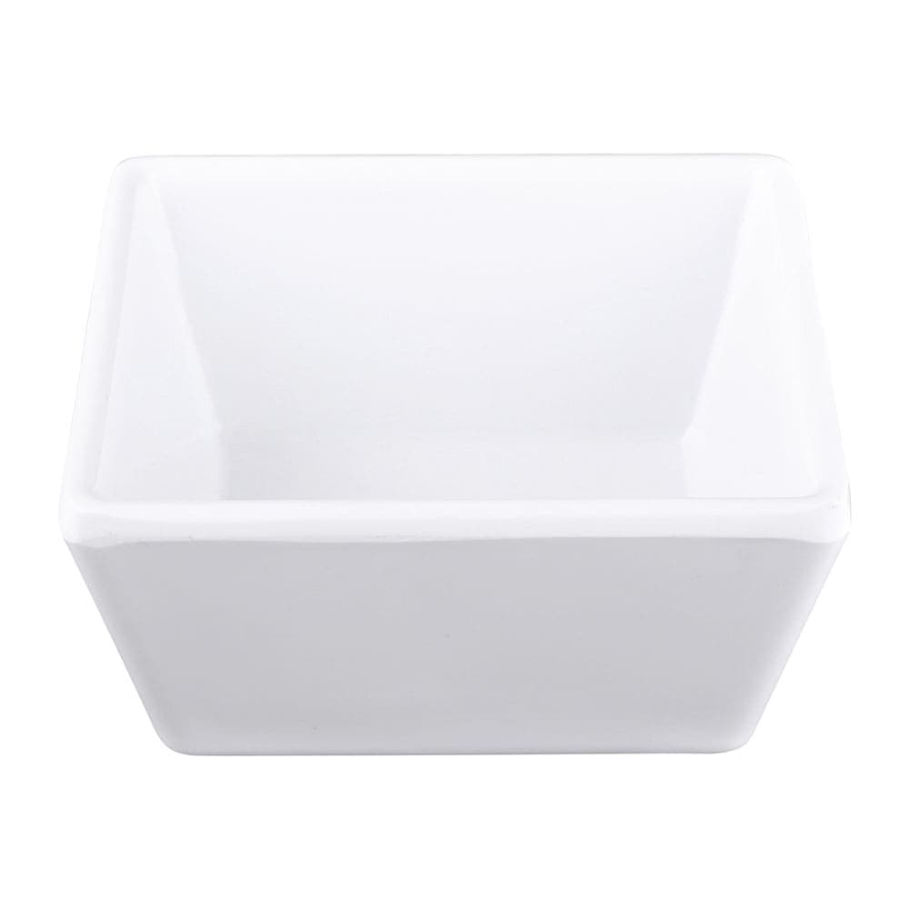 Elite Global Solutions 4 oz Melamine Ramekin, White (D4SQ-W)