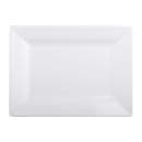 Elite Global Solutions Rectangular Melamine Salad Plate - 7" x 5 1/2", White (D557RC-W) thumbnail 2