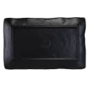 Elite Global Solutions Rectangular Melamine Dinner Plate - 10 1/4" x 6 1/2", Coal (D61014RC-CO) thumbnail 6