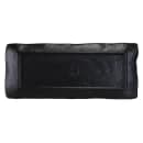 Elite Global Solutions Rectangular Melamine Dinner Plate - 15 3/8" x 6 1/2", Coal (D61215RC-CO) thumbnail 6