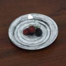 Elite Global Solutions 6 1/8" Round Melamine Dessert Plate, Black (D61R-BD) thumbnail 6