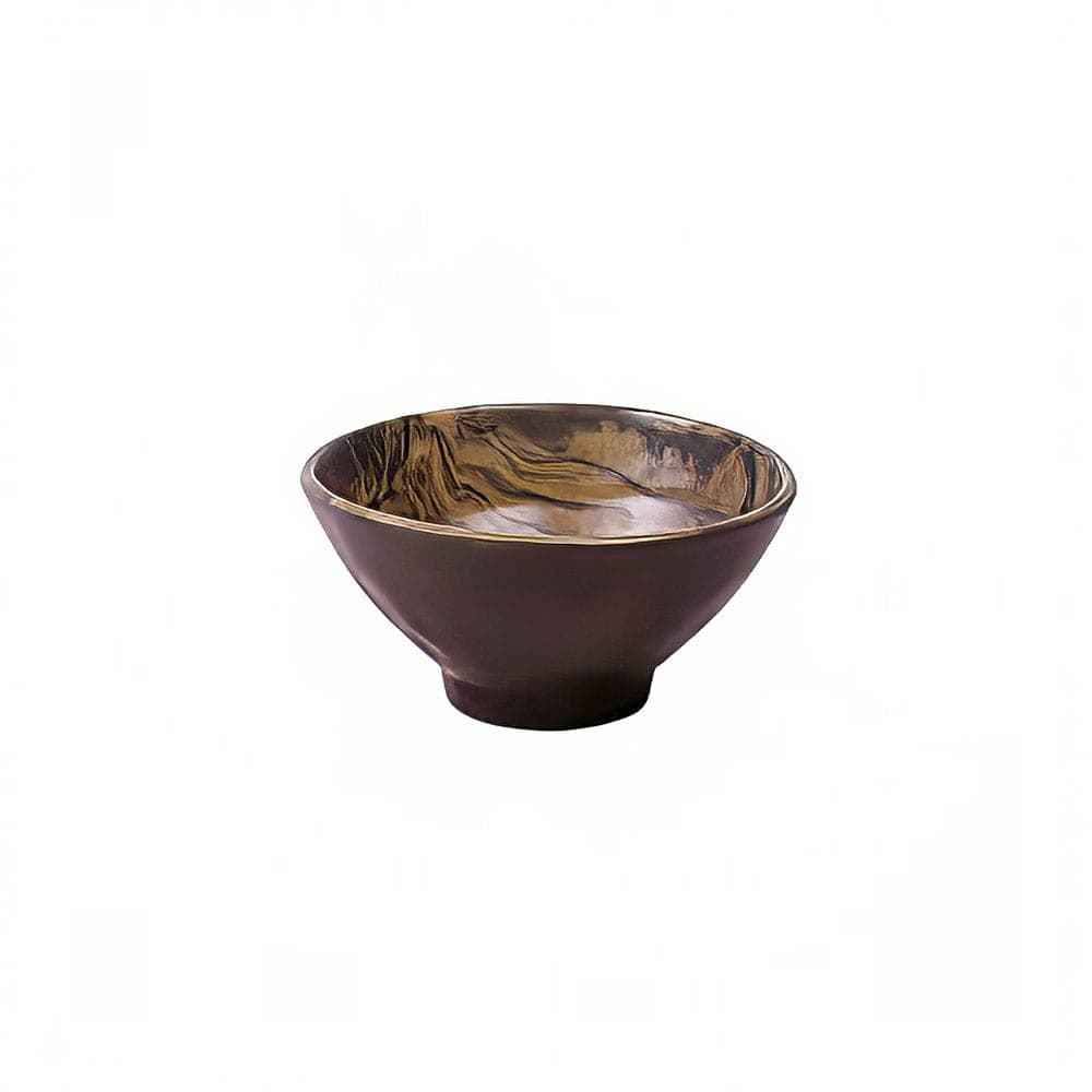 Elite Global Solutions 21 oz Round Melamine Sequoia Bowl (D62RB-SEQ)