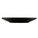 Elite Global Solutions 6 3/8" Round Melamine Dessert Plate, Black (D638RR-B) thumbnail 2