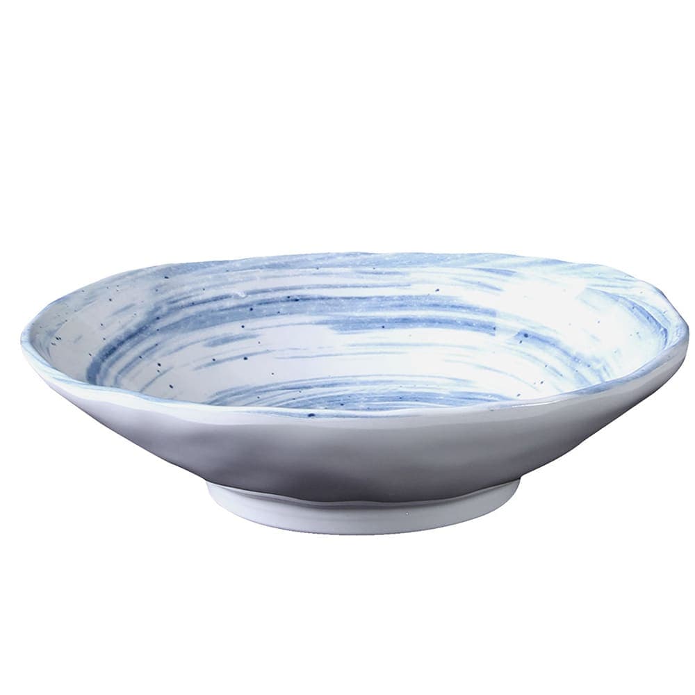 Elite Global Solutions 11 oz Oval Melamine Bowl, Navy (D641OV-ND)