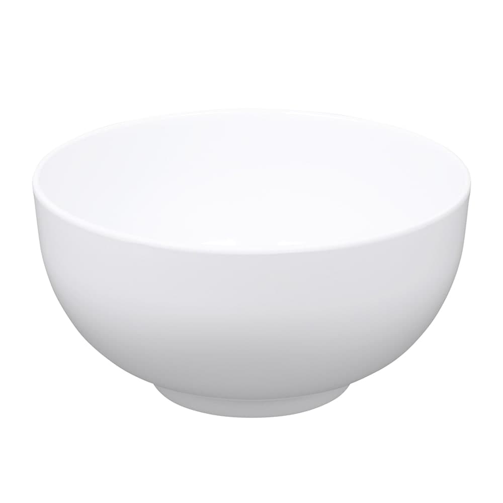 Elite Global Solutions 64 oz Round Melamine Serving Bowl, White (D64-W)