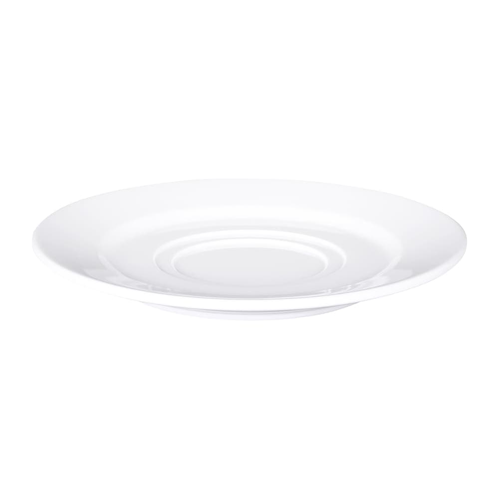 Elite Global Solutions 6 1/2" Round Melamine Saucer, White (D658-W)