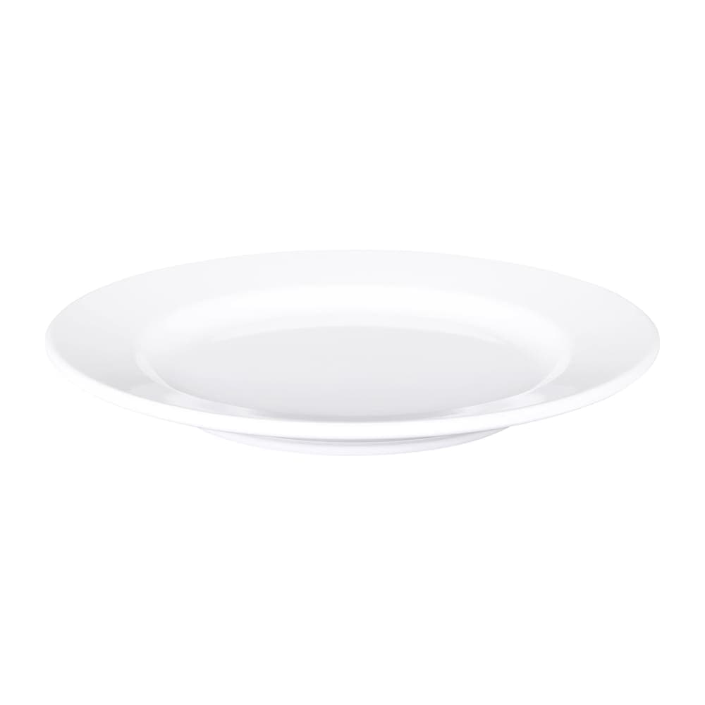 Elite Global Solutions 6 1/2" Round Melamine Saucer, White (D659-W)