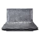 Elite Global Solutions Rectangular Melamine Dinner Plate - 12" x 7", Coal (D71238RC-CO) thumbnail 4