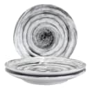 Elite Global Solutions 7 5/8" Round Melamine Salad Plate, Black (D71R-BD) thumbnail 5