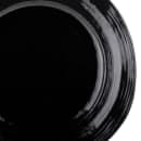 Elite Global Solutions 7 1/2" Round Melamine Salad Plate, Black (D750-B) thumbnail 4