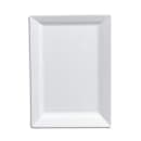 Elite Global Solutions Rectangular Melamine Dinner Plate - 11" x 7 1/2", White (D7511RC-W) thumbnail 2