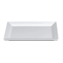 Elite Global Solutions Rectangular Melamine Dinner Plate - 11" x 7 1/2", White (D7511RC-W) thumbnail 3