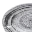 Elite Global Solutions 7 3/4" x 5 5/8" Oval Melamine Salad Plate - Black (D751OV-BD) thumbnail 4