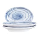 Elite Global Solutions 7 3/4" x 5 5/8" Oval Melamine Salad Plate - Navy (D751OV-ND) thumbnail 6
