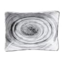 Elite Global Solutions Rectangular Melamine Salad Plate - 7 1/8" x 5 1/4", Black (D7525RC-BD) thumbnail 2