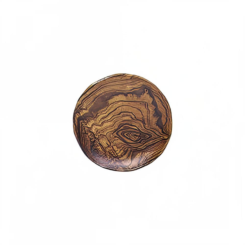 Elite Global Solutions 7 5/8" Round Melamine Seqouia Plate (D758PL-SEQ)