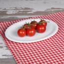 Elite Global Solutions 9 5/8" x 7 1/2" Oval Melamine Dinner Plate - White (D75OV-W) thumbnail 7