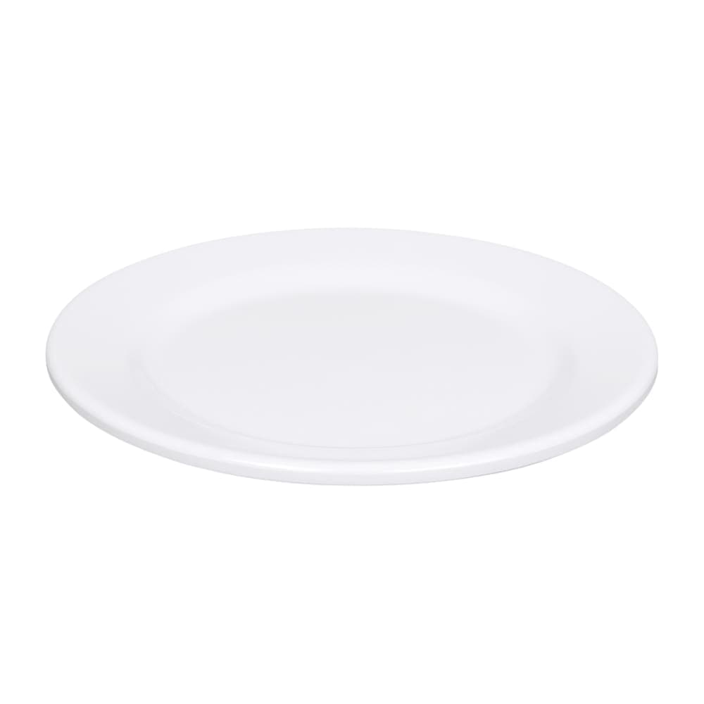 Elite Global Solutions 7 3/4" Round Melamine Salad Plate, White (D775PL-W)