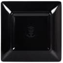 Elite Global Solutions 7" Square Melamine Salad Plate, Black (D77SQ-B) thumbnail 4