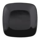 Elite Global Solutions 6 5/8" Square Melamine Dessert Plate, Black (D7SQR-B) thumbnail 2