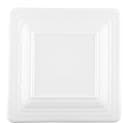 Elite Global Solutions 7" Square Melamine Salad Plate, White (D7SQRR-W) thumbnail 3