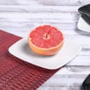 Elite Global Solutions 6 5/8" Square Melamine Dessert Plate, White (D7SQR-W) thumbnail 6