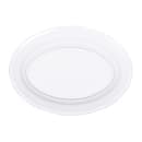 Elite Global Solutions 10 3/4" x 7 3/4" Oval Melamine Dinner Plate - White (D811OV-W) thumbnail 4