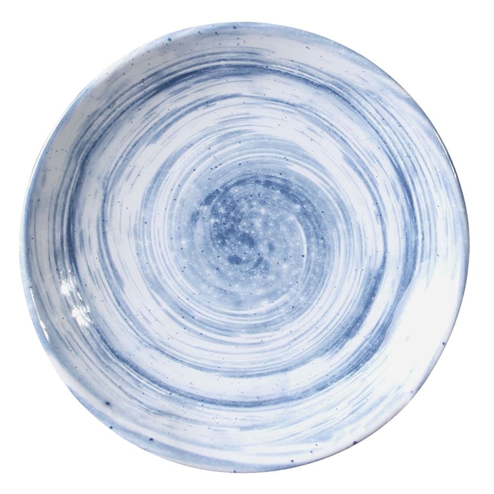 Elite Global Solutions 8 1/2" Round Melamine Salad Plate, Navy (D8125R-ND)