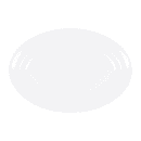 Elite Global Solutions 12 3/4" x 9 3/4" Oval Merced Platter - Melamine, White (D812OV-W) thumbnail 2