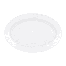 Elite Global Solutions 12 3/4" x 9 3/4" Oval Merced Platter - Melamine, White (D812OV-W) thumbnail 4