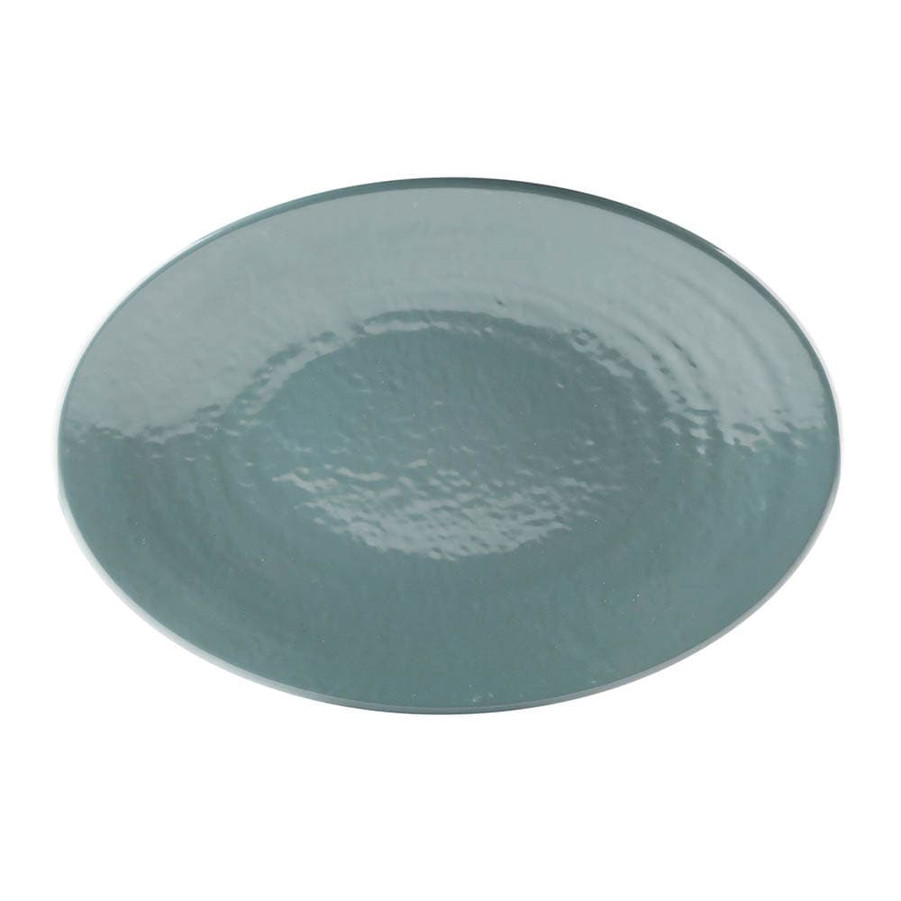 Elite Global Solutions 12 3/4" x 8 3/4" Oval Pebble Creek Platter - Melamine, Abyss (D812RR-ABY)