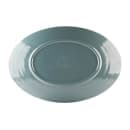Elite Global Solutions 12 3/4" x 8 3/4" Oval Pebble Creek Platter - Melamine, Abyss (D812RR-ABY) thumbnail 3