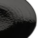 Elite Global Solutions 12 3/4" x 8 3/4" Oval Pebble Creek Platter - Melamine, Black (D812RR-B) thumbnail 4