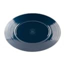 Elite Global Solutions 12 3/4" x 8 3/4" Oval Pebble Creek Platter - Melamine, Lapis (D812RR-LAP) thumbnail 3