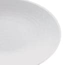 Elite Global Solutions 12 3/4" x 8 3/4" Oval Pebble Creek Platter - Melamine, White (D812RR-W) thumbnail 4