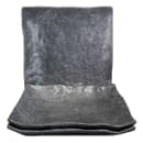 Elite Global Solutions 8" Square Melamine Salad Plate, Coal (D812SQ-CO) thumbnail 4