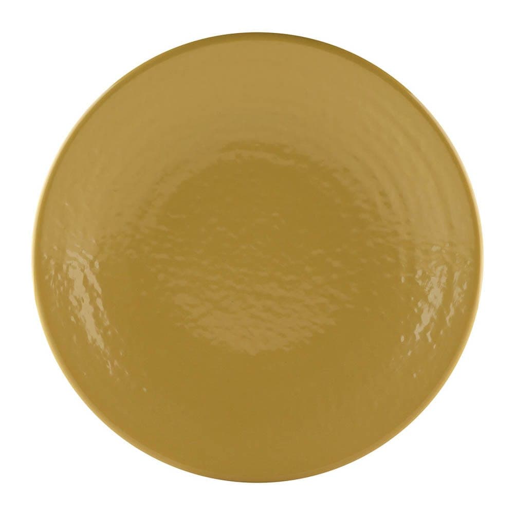 Elite Global Solutions 8 1/4" Round Melamine Salad Plate, Olive Oil (D814RR-OO)