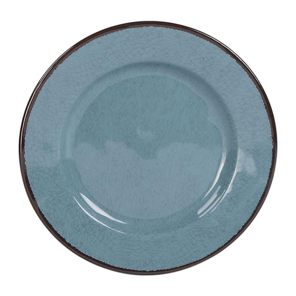 Elite Global Solutions 8 1/2" Round Melamine Salad Plate, Cameo Blue (D850M-CB)