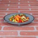 Elite Global Solutions 8 1/2" Round Melamine Salad Plate, Cameo Blue (D850M-CB) thumbnail 7