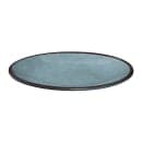 Elite Global Solutions 12 1/2" x 8 1/2" Oval Melamine Salad Plate - Cameo Blue (D8512OVM-CB) thumbnail 2
