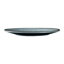 Elite Global Solutions 12 1/2" x 8 1/2" Oval Melamine Salad Plate - Cameo Blue (D8512OVM-CB) thumbnail 3